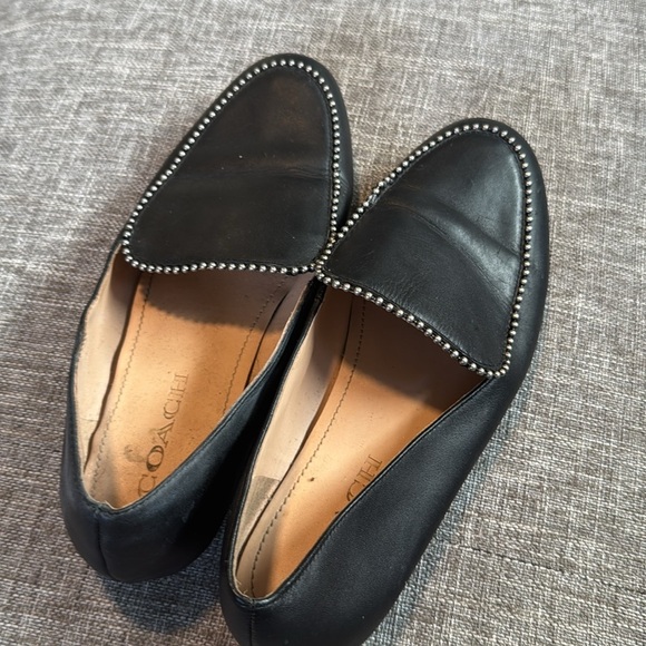 Coach Harper Black Leather Loafer S - Picture 5 of 8